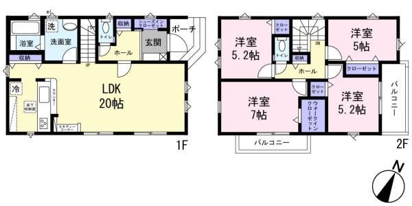 船橋市東中山２丁目の新築一戸建