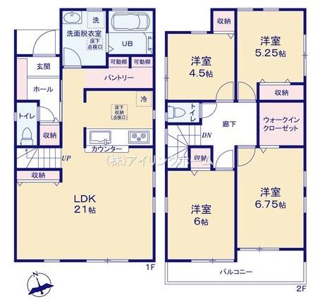 市川市若宮３丁目の新築一戸建