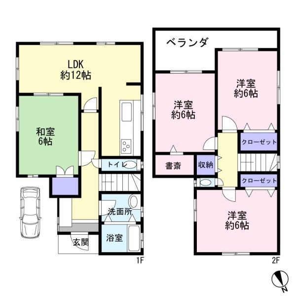 鎌ケ谷市東中沢２丁目の中古一戸建