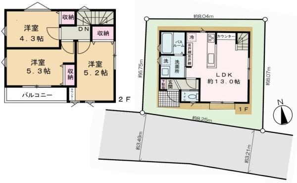 中野区野方６丁目の新築一戸建