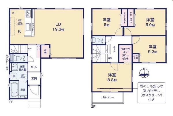 練馬区南大泉１丁目の新築一戸建
