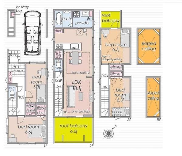 板橋区成増４丁目の新築一戸建