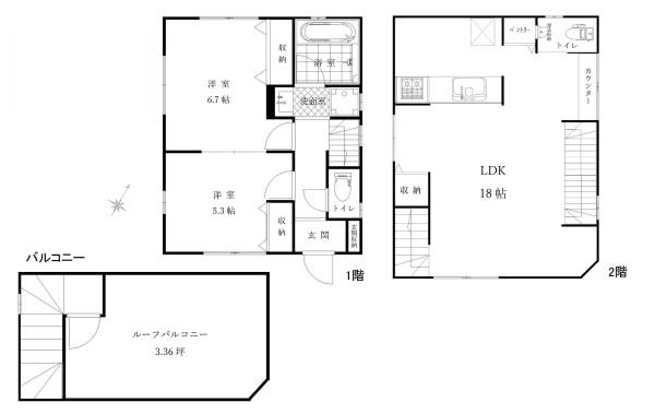 練馬区田柄１丁目の新築一戸建