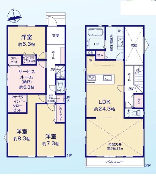 杉並区本天沼３丁目の新築一戸建