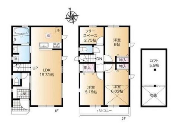 練馬区南大泉５丁目の新築一戸建