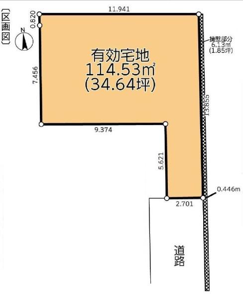 板橋区赤塚１丁目の土地