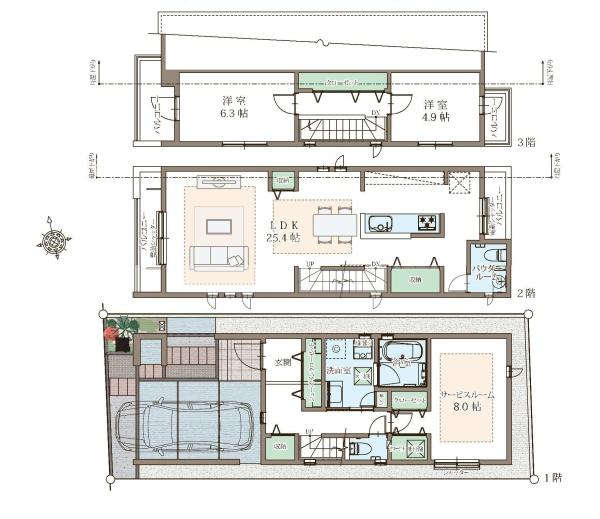 板橋区中台２丁目の新築一戸建