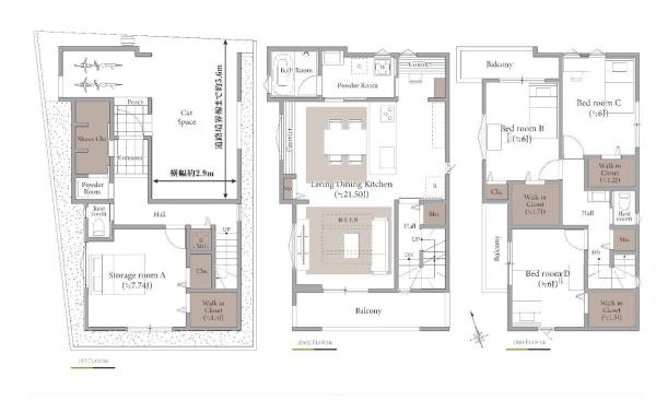 杉並区宮前４丁目の新築一戸建