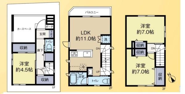 新宿区富久町の中古一戸建