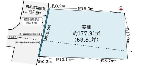 練馬区羽沢２丁目の売土地