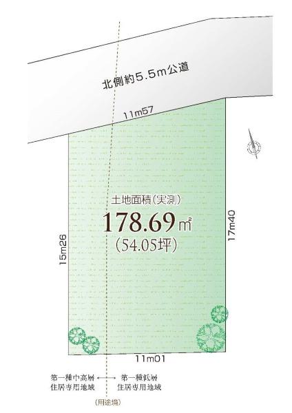 西東京市北原町２丁目の売土地