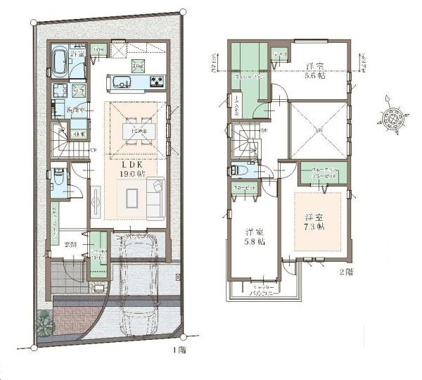 武蔵野市桜堤１丁目の新築一戸建