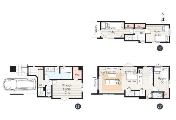 中野区上高田３丁目の新築一戸建