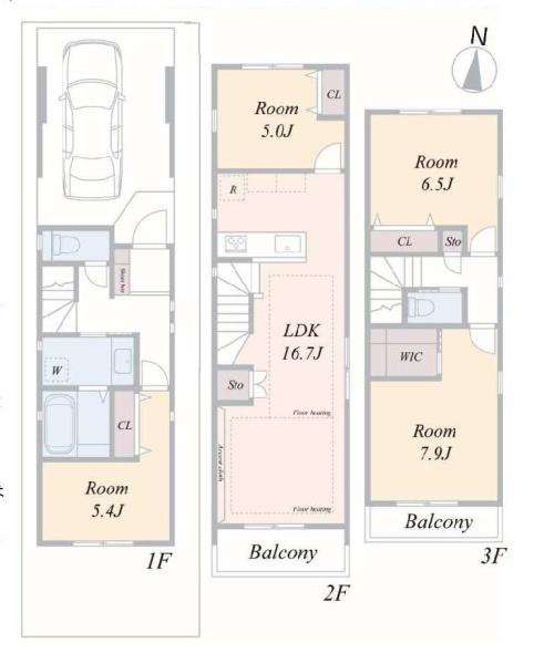 練馬区石神井台７丁目の新築一戸建