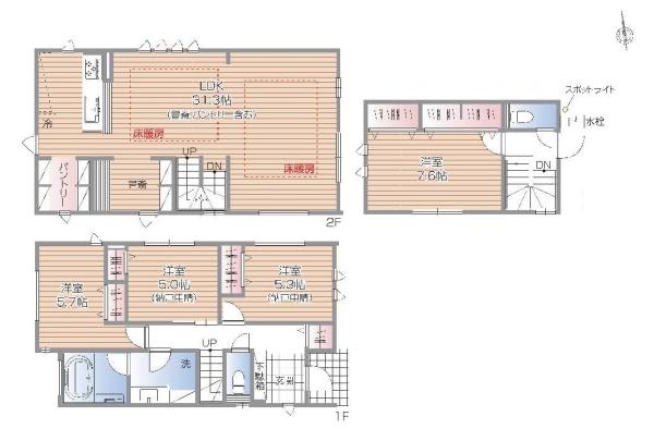 中野区新井１丁目の新築一戸建