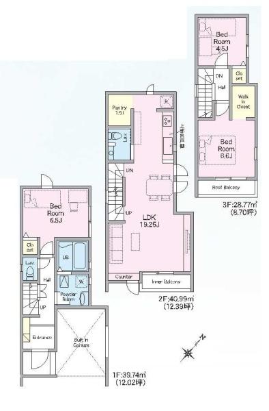 豊島区千早４丁目の新築一戸建