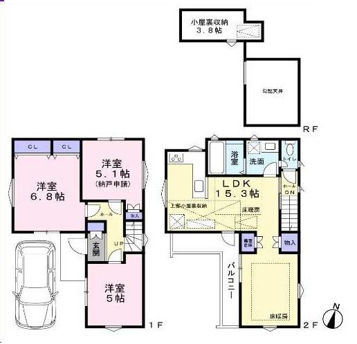 練馬区田柄２丁目の新築一戸建