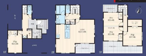 杉並区南荻窪１丁目の新築一戸建