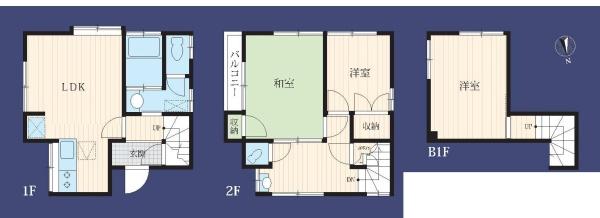 中野区沼袋１丁目の中古一戸建