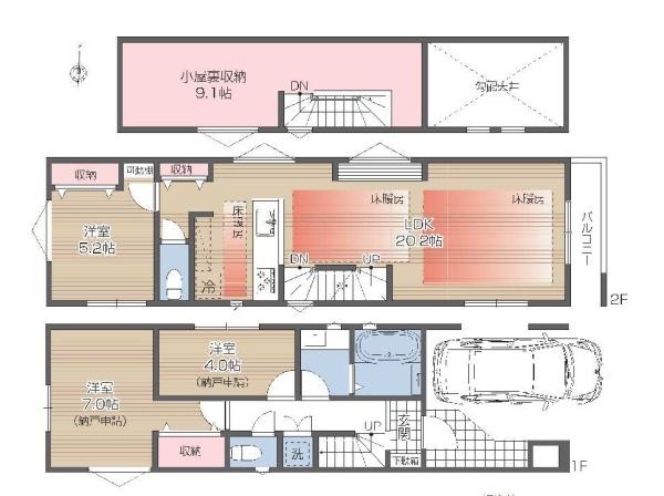 杉並区梅里２丁目の新築一戸建