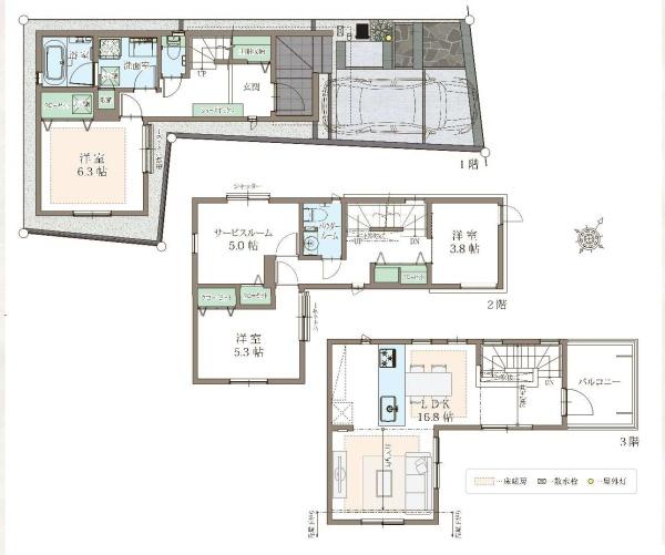 豊島区南大塚1丁目の新築一戸建