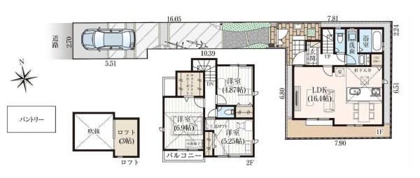 三鷹市上連雀７丁目の新築一戸建