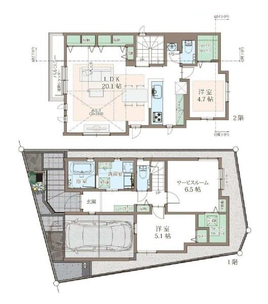 中野区鷺宮4丁目の新築一戸建