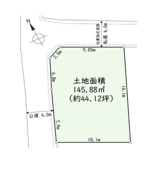 練馬区東大泉７丁目の売土地
