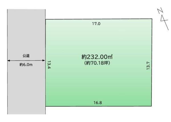 松戸市常盤平双葉町の土地