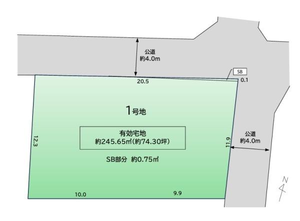 流山市大字東深井の売土地