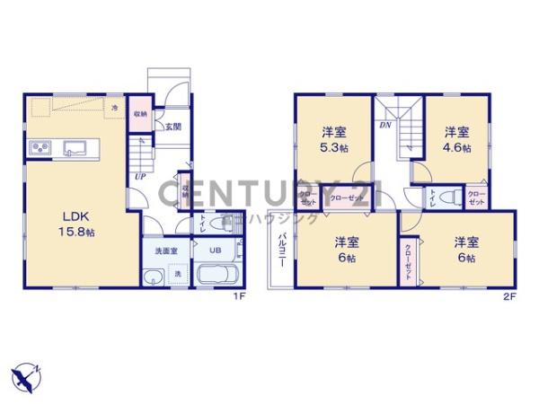 茅ヶ崎市東海岸北4丁目　新築戸建