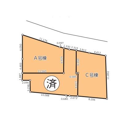 藤沢市大鋸　新築A号棟　全3棟