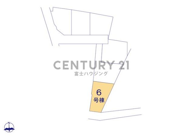 茅ヶ崎市旭が丘　戸建6号棟(未入居)　全6棟
