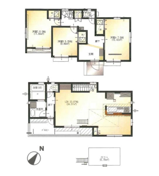 藤沢市善行６丁目の中古一戸建て