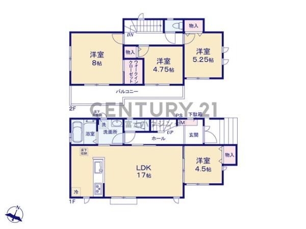 藤沢市石川3丁目9番　新築H号棟　全9棟