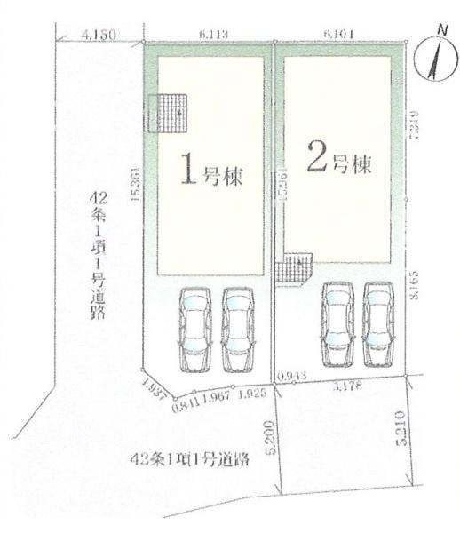 茅ヶ崎市室田3期　新築1号棟　全2棟