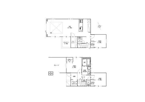 藤沢市本藤沢2丁目　新築1号棟　全2棟