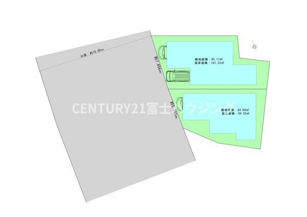 藤沢市本藤沢2丁目　新築2号棟　全2棟