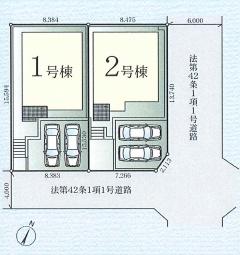 藤沢市西俣野2期　新築1号棟　全2棟