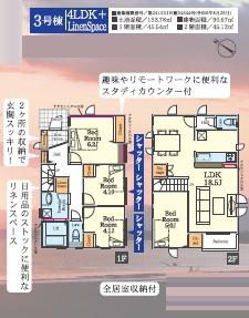 藤沢市辻堂東海岸2期　新築3号棟　全3区画