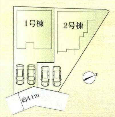 藤沢市片瀬3丁目　新築1号棟　全2棟