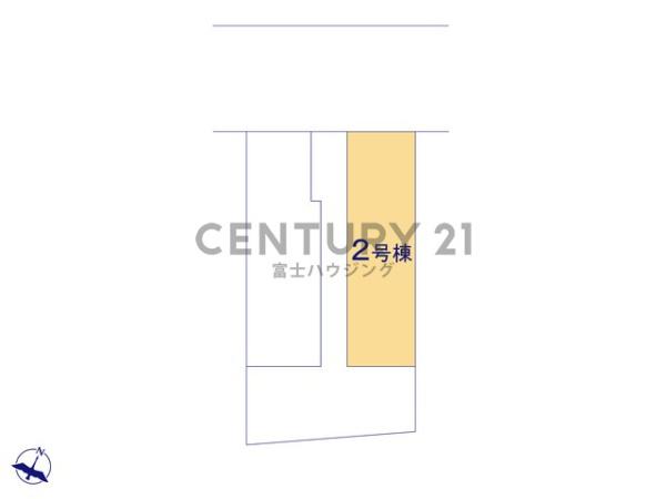 藤沢市藤が岡2丁目　新築2号棟　全3棟