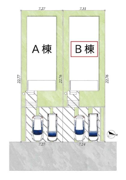 鎌倉市西鎌倉2丁目　新築B棟　全2棟