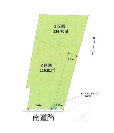 藤沢市鵠沼海岸7丁目　売地A　全2区画