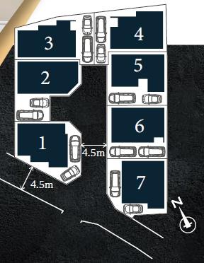 鵠沼神明3丁目　新築5号棟　全7区画