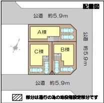 藤沢市大庭5　新築A号棟　全3区画