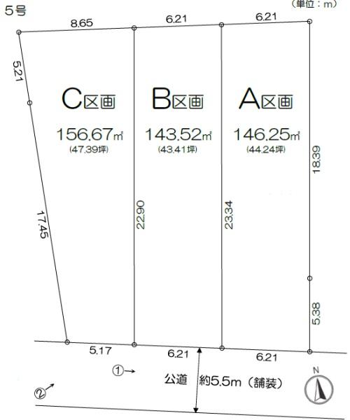 藤沢市鵠沼藤が谷4　売地B区画　全2区画