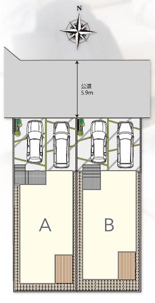 藤沢市大庭　新築B号棟　全2棟