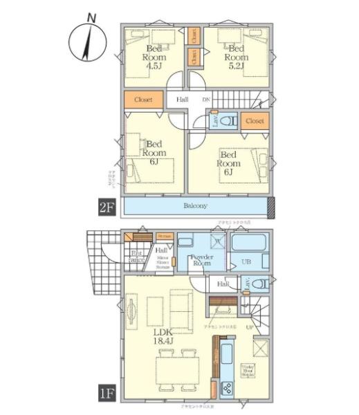 藤沢市西富4期　新築1号棟　全2棟
