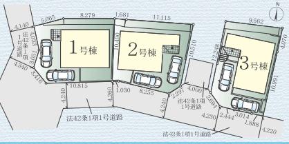 藤沢市善行坂1期　新築3号棟　全3棟